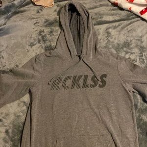 Gray light weight hoodie